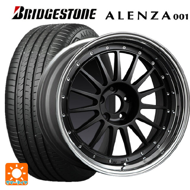 235/55R18 100V ブリヂストン アレンザ001 正規品 # タナベ SSR プロフェッサー TF1 フラットブラック 18-8J 国産車用 サマータイヤホイール4本セット