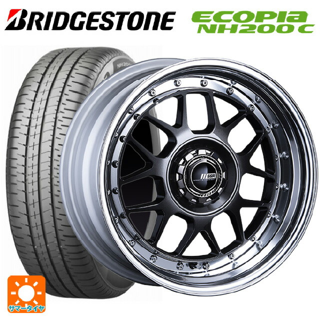 185/60R16 86H ブリヂストン エコピア NH200C 正規品 タナベ SSR プロフェッサー MS4 アンダー プリズムダークガンメタ 16-6.5J 国産車用 サマータイヤホイール4本セット|タイヤホイール専門店コニシタイヤ
