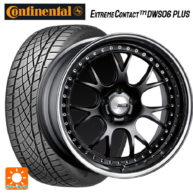 235/35R19 91Y XL コンチネンタル エクストリームコンタクト DWS06プラス 正規品 # タナベ SSR プロフェッサー MS3 フラットブラック 19-8J 国産車用 サマータイヤホイール4本セット