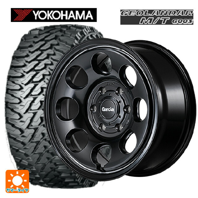265/65R17 120/117Q ヨコハマ ジオランダー M/T G003 正規品 # エムアイディー ガルシア パーム8 セミグロスブラック/ウ゛ァーレイポリッシュ 17-8J 国産車用 サマータイヤホイール4本セット｜タイヤホイール専門店コニシタイヤ 117,040円