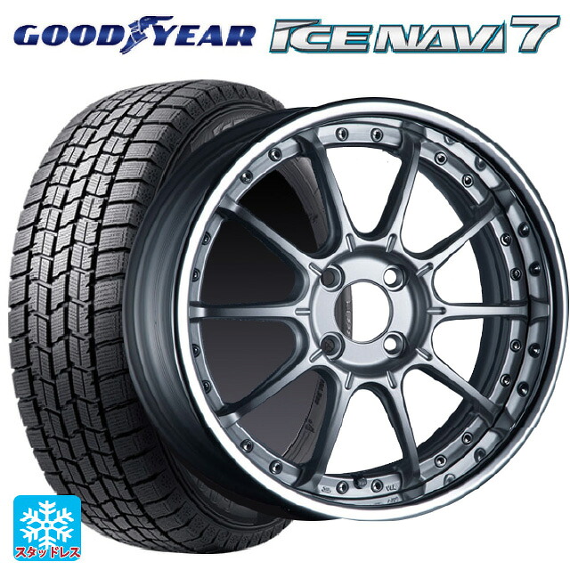 175/60R16 82Q グッドイヤー アイスナビ7(数量限定) # タナベ SSR プロフェッサー SP5R ハイブライトシルバー 16-6.5J 国産車用 スタッドレスタイヤホイール4本セット|タイヤホイール専門店コニシタイヤ