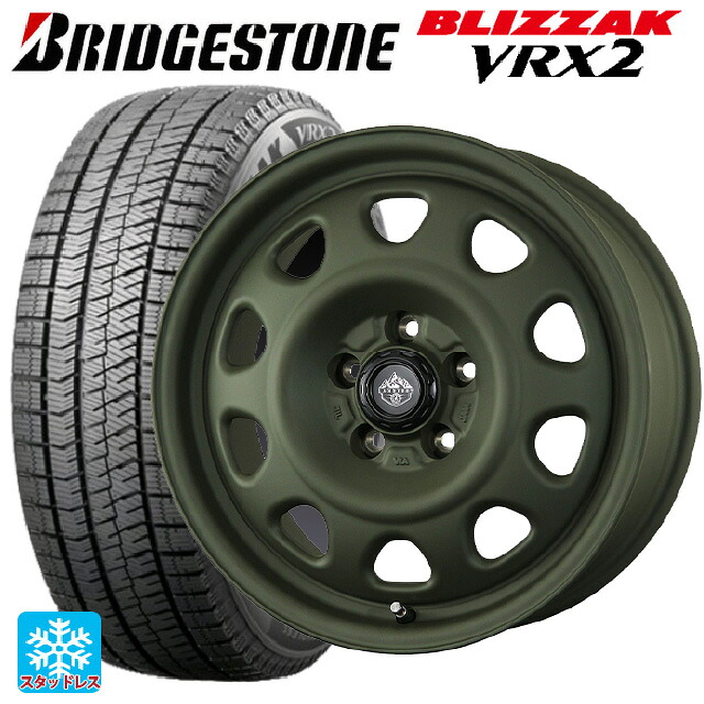 2024年製 195/60R16 89Q ブリヂストン ブリザック VRX2 正規品 トピー ランドフット SWZ OD 16-7J 国産車用 スタッドレスタイヤホイール4本セット