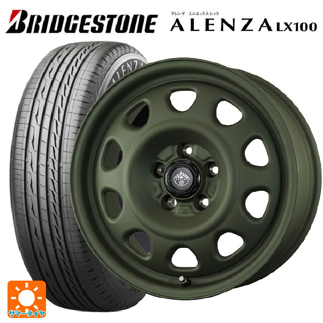 215/60R17 96H ブリヂストン アレンザLX100 正規品 # トピー ランドフット SWZ OD 17-7J 国産車用 サマータイヤホイール4本セット