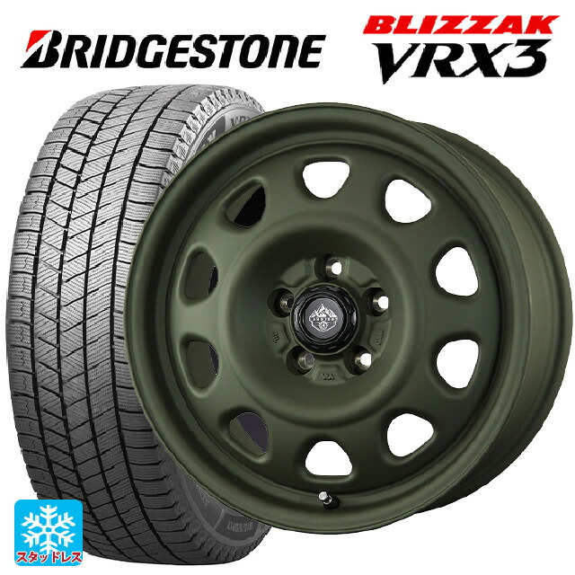 215/70R16 100Q ブリヂストン ブリザック VRX3 正規品 トピー ランドフット SWZ OD 16-7J 国産車用 スタッドレスタイヤホイール4本セット
