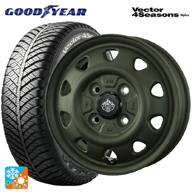 175/70R14 84H グッドイヤー ベクターフォーシーズンズ ハイブリッド トピー ランドフット SWZ OD 14-5J 国産車用 オールシーズンタイヤホイール4本セット|タイヤホイール専門店コニシタイヤ