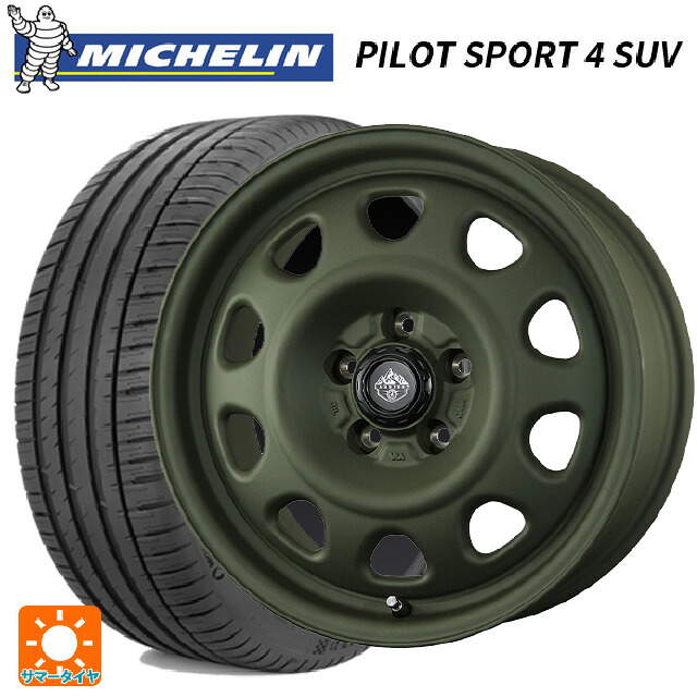 225/65R17 106V XL ミシュラン 正規品 パイロットスポーツ4SUV トピー ランドフット SWZ OD 17-7J 国産車用 サマータイヤホイール4本セット