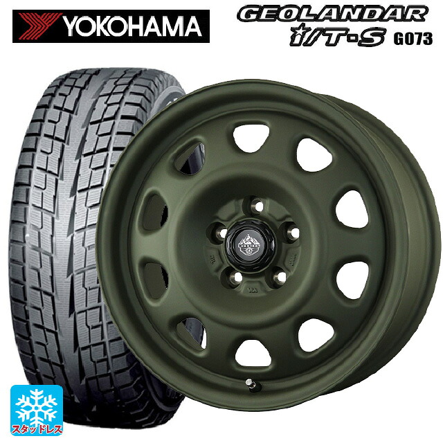 215/60R17 96Q ヨコハマ ジオランダー ITS G073 正規品 トピー ランドフット SWZ OD 17-7J 国産車用 スタッドレスタイヤホイール4本セット|タイヤホイール専門店コニシタイヤ