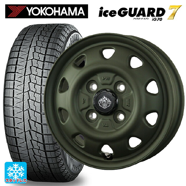 165/55R14 72Q ヨコハマ アイスガード7(IG70) # トピー ランドフット SWZ OD 14-4.5J 国産車用 スタッドレスタイヤホイール4本セット|タイヤホイール専門店コニシタイヤ