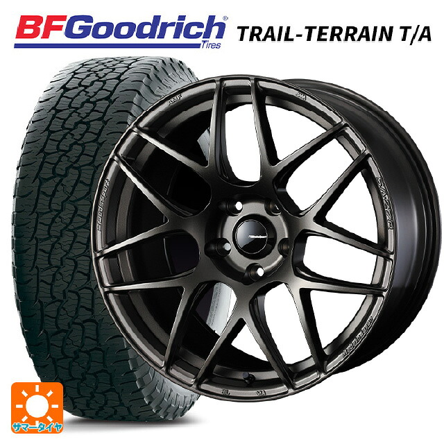 245/65R17 111T XL BFグッドリッチ トレイルテレーン T/A ホワイトレター 正規品 ウェッズ ウェッズスポーツ SA27R EJ-BRONZE 17-7J 国産車用 サマータイヤホイール4本セット