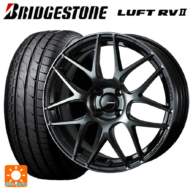 ニッサン ノートオーラ(E13)用 195/65R15 91H ブリヂストン ルフトRV2(日本製) 正規品 # ウェッズ ウェッズスポーツ SA27R # WBC 新品サマータイヤホイール 4本セット｜タイヤホイール専門店コニシタイヤ