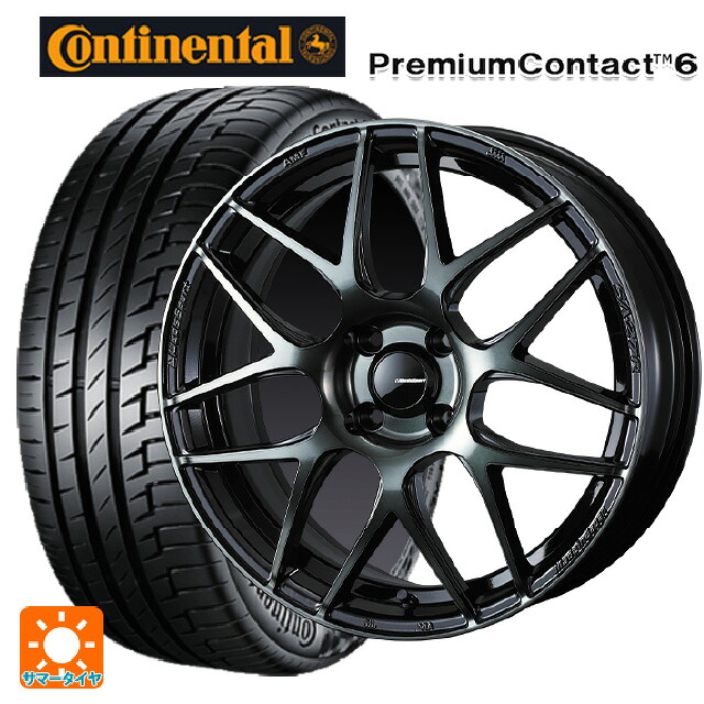 185/65R15 88H コンチネンタル プレミアムコンタクト 6 正規品 # ウェッズ ウェッズスポーツ SA27R # WBC 15-6J 国産車用 サマータイヤホイール4本セット