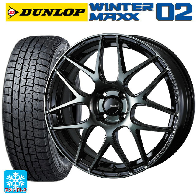 2024年製 185/60R15 84Q ダンロップ ウィンターマックス 02(WM02) # ウェッズ ウェッズスポーツ SA27R WBC 15-6J 国産車用 スタッドレスタイヤホイール4本セット｜タイヤホイール専門店コニシタイヤ