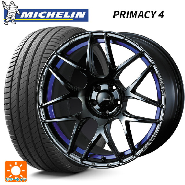 225/50R18 95V DT1(ホンダ承認) ミシュラン 正規品 プライマシー4 # ウェッズ ウェッズスポーツ SA27R BLC2 18-7.5J 国産車用 サマータイヤホイール4本セット｜タイヤホイール専門店コニシタイヤ