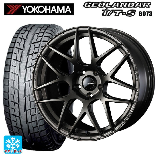 2025年製 215/60R17 96Q ヨコハマ ジオランダー ITS G073 正規品 ウェッズ ウェッズスポーツ SA27R EJ-BRONZE 17-7J 国産車用 スタッドレスタイヤホイール4本セット