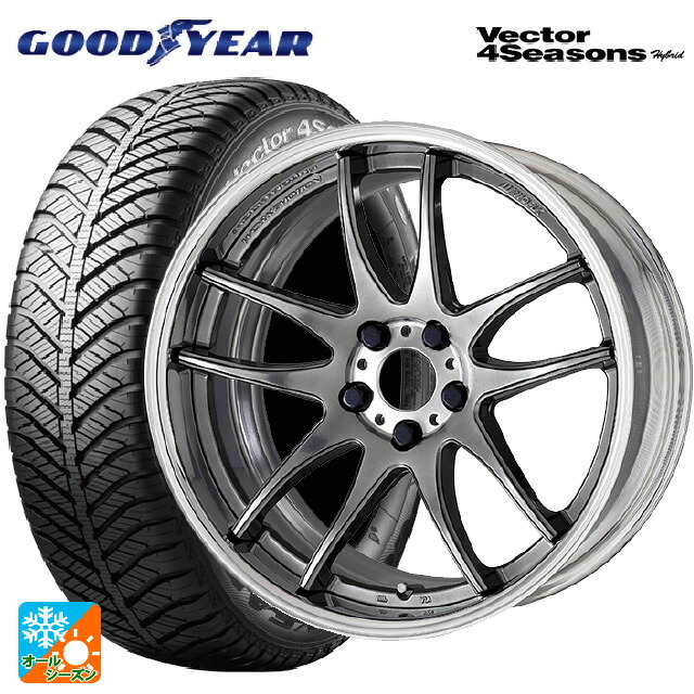 175/60R16 82H グッドイヤー ベクターフォーシーズンズ ハイブリッド ワーク エモーション CR 2P GTS 16-6J 国産車用 オールシーズンタイヤホイール4本セット|タイヤホイール専門店コニシタイヤ