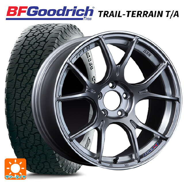 トヨタ RAV4(50系)用 245/65R17 111T XL BFグッドリッチ トレイルテレーン T/A ホワイトレター 正規品 タナベ SSR GT X02 ダークシルバー 新品サマータイヤホイール 4本セット 154,795円