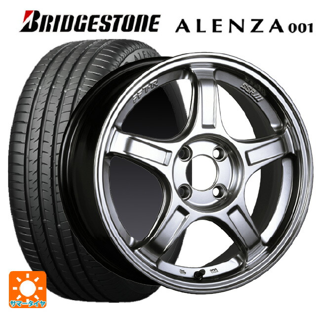 225/55R17 97W ブリヂストン アレンザ001 正規品 タナベ SSR GT X03 クロムシルバー 17-7J 国産車用 サマータイヤホイール4本セット