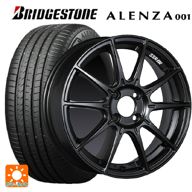 225/65R17 102H ブリヂストン アレンザ001 正規品 タナベ SSR GT X01 フラットブラック 17-7J 国産車用 サマータイヤホイール4本セット|タイヤホイール専門店コニシタイヤ