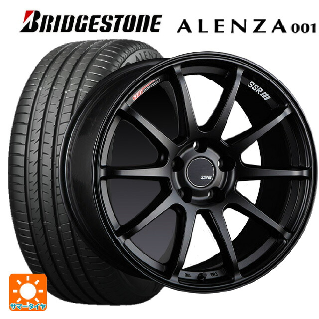 225/65R17 102H ブリヂストン アレンザ001 正規品 タナベ SSR GT V02 フラットブラック 17-7J 国産車用 サマータイヤホイール4本セット｜タイヤホイール専門店コニシタイヤ