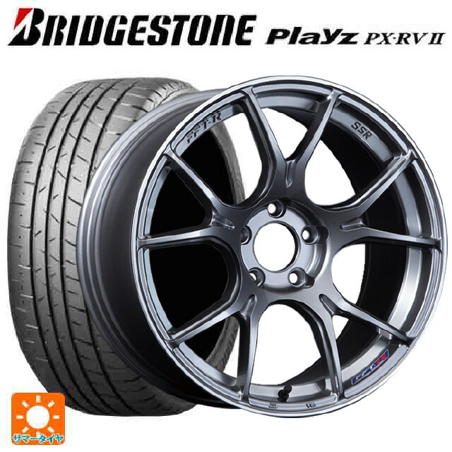 235/50R18 101V XL ブリヂストン プレイズ PX-RV2 正規品 タナベ SSR GT X02 ダークシルバー 18-8.5J 国産車用 サマータイヤホイール4本セット 287,850円