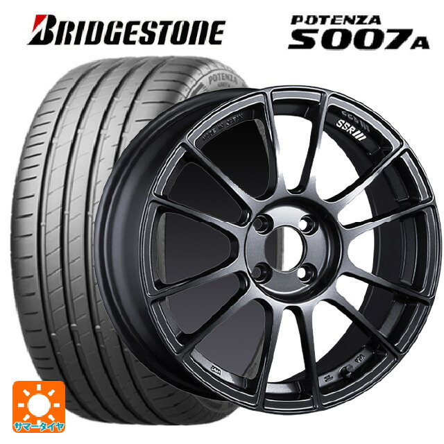 215/45R17 91Y XL ブリヂストン ポテンザ S007A 正規品 タナベ SSR GT X04 ダークガンメタ 17-7J 国産車用 サマータイヤホイール4本セット 143,155円