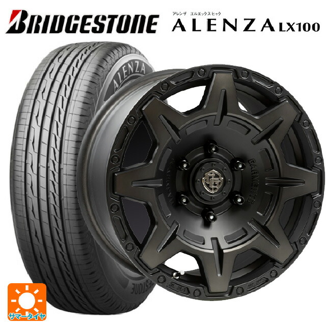 トヨタ ランドクルーザー250(250系)用 265/60R20 112H ブリヂストン アレンザLX100 正規品 # ウェッズ クロスオーバー ガーメンツ スタイルM マットブラッククリア 新品サマータイヤホイール 4本セット