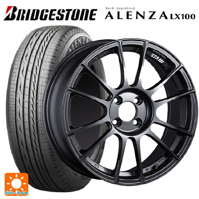 225/60R17 99H ブリヂストン アレンザLX100 正規品 # タナベ SSR GT X04 ダークガンメタ 17-7J 国産車用 サマータイヤホイール4本セット