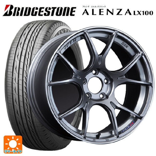 245/65R17 107H ブリヂストン アレンザLX100 正規品 タナベ SSR GT X02 ダークシルバー 17-7J 国産車用 サマータイヤホイール4本セット|タイヤホイール専門店コニシタイヤ