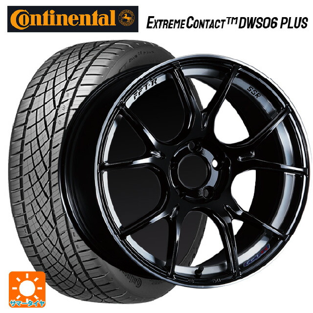 235/45R18 98Y XL コンチネンタル エクストリームコンタクト DWS06プラス 正規品 タナベ SSR GT X02 グロスブラック 18-8.5J 国産車用 サマータイヤホイール4本セット｜タイヤホイール専門店コニシタイヤ
