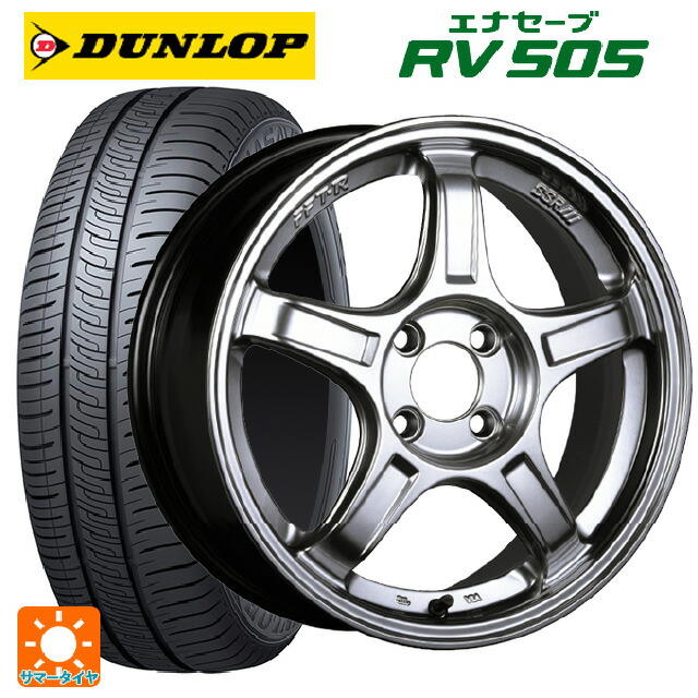 225/55R17 97W ダンロップ エナセーブ RV505 タナベ SSR GT X03 クロームシルバー 17-7J 国産車用 サマータイヤホイール4本セット
