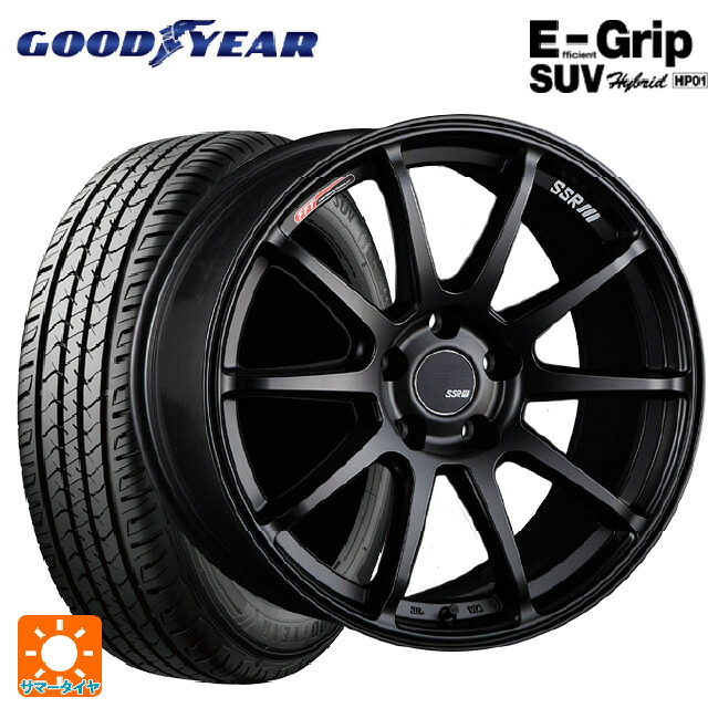 225/65R18 103H グッドイヤー エフィシェントグリップSUV HP01 タナベ SSR GT V02 フラットブラック 18-8J 国産車用 サマータイヤホイール4本セット｜タイヤホイール専門店コニシタイヤ
