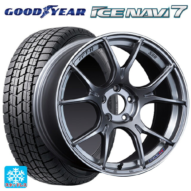 2025年製 185/55R16 83Q グッドイヤー アイスナビ7(数量限定) # タナベ SSR GT X02 ダークシルバー 16-6.5J 国産車用 スタッドレスタイヤホイール4本セット