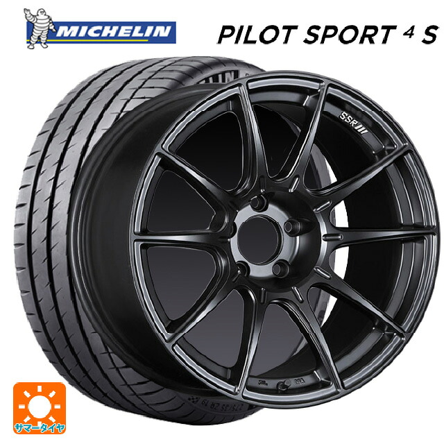 トヨタ GRカローラ(4BA-GZEA14H)用 265/35R18 97Y XL ミシュラン 正規品 パイロットスポーツ4S タナベ SSR GT X01 フラットブラック 新品サマータイヤホイール 4本セット
