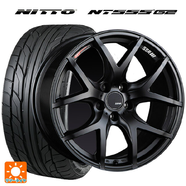 225/35R19 88Y XL ニットー NT555 G2 タナベ SSR GT V03 フラットブラック 19-8.5J 国産車用 サマータイヤホイール4本セット｜タイヤホイール専門店コニシタイヤ