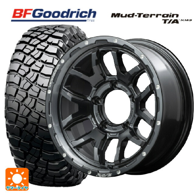 225/75R16 115/112Q BFグッドリッチ マッドテレーン TA KM3 ブラックレター 正規品 レイズ チームデイトナ F6 ブースト N1 16-5.5J 国産車用 サマータイヤホイール4本セット