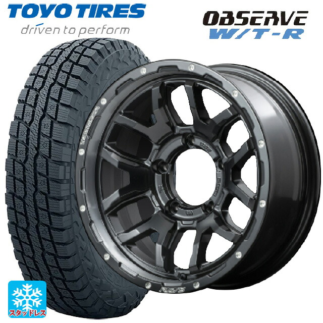 スズキ ジムニーノマド(JC74W)用 225/70R16 102/99Q トーヨー オブザーブ W/T-R レイズ チームデイトナ F6 ブースト # N1 新品スタッドレスタイヤホイール 4本セット｜タイヤホイール専門店コニシタイヤ