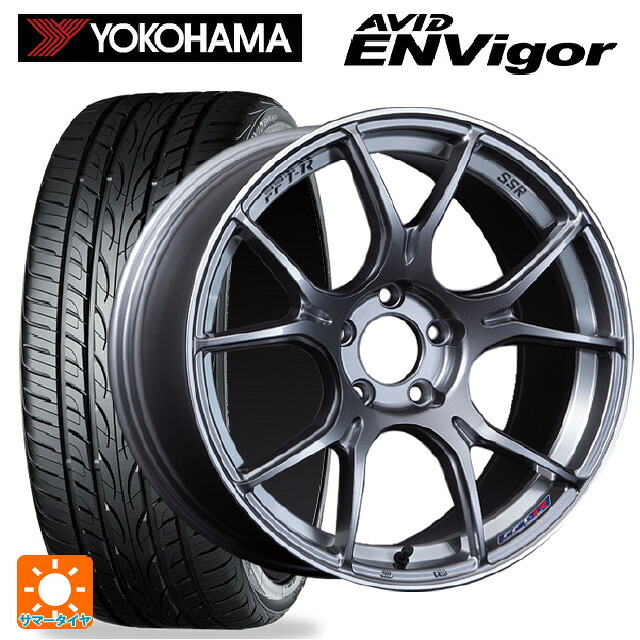 225/40R19 93W ヨコハマ エービット エンビガー S321 タナベ SSR GT X02 ダークシルバー 19-8J 国産車用 サマータイヤホイール4本セット