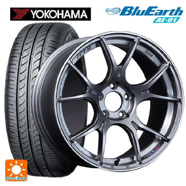 175/60R16 82H ヨコハマ ブルーアース AE01 タナベ SSR GT X02 ダークシルバー 16-6.5J 国産車用 サマータイヤホイール4本セット｜タイヤホイール専門店コニシタイヤ