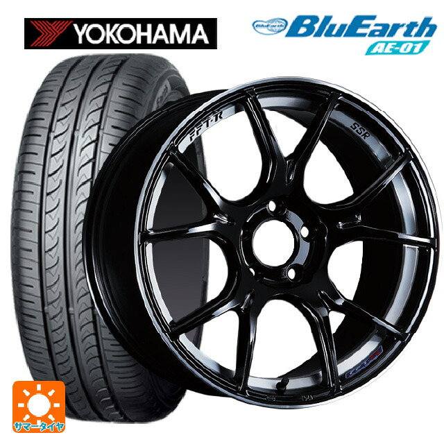 175/60R16 82H ヨコハマ ブルーアース AE01 タナベ SSR GT X02 グロスブラック 16-6.5J 国産車用 サマータイヤホイール4本セット｜タイヤホイール専門店コニシタイヤ