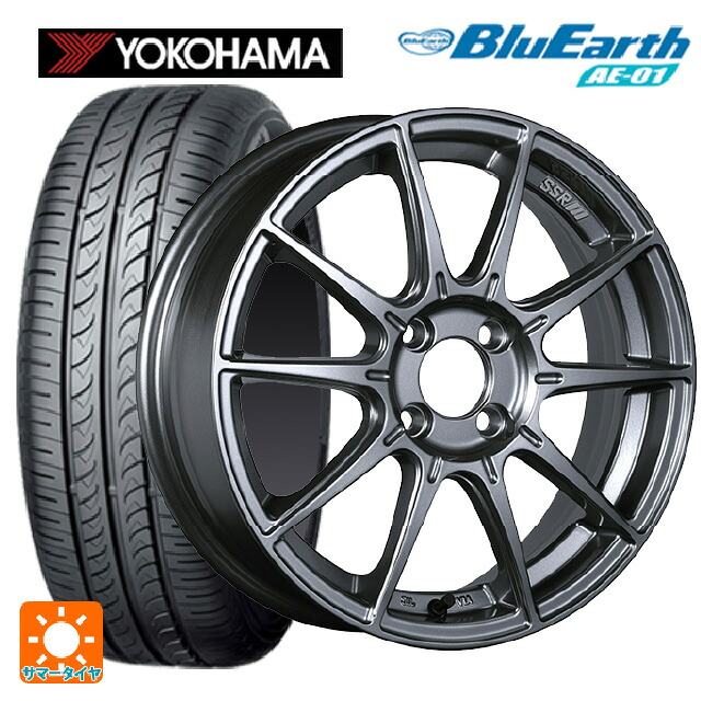 175/60R16 82H ヨコハマ ブルーアース AE01 タナベ SSR GT X01 ダークシルバー 16-6.5J 国産車用 サマータイヤホイール4本セット｜タイヤホイール専門店コニシタイヤ 96,850円
