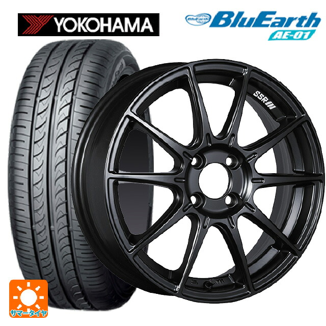 175/60R16 82H ヨコハマ ブルーアース AE01 タナベ SSR GT X01 フラットブラック 16-6.5J 国産車用 サマータイヤホイール4本セット｜タイヤホイール専門店コニシタイヤ
