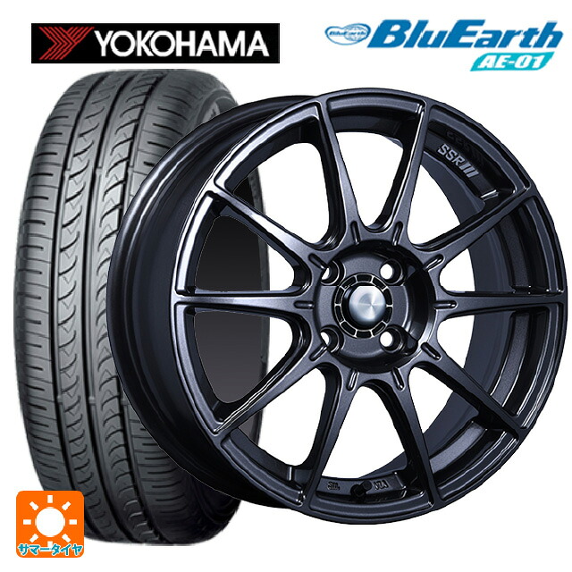 175/60R16 82H ヨコハマ ブルーアース AE01 タナベ SSR GT X01 R スペック ダークガンメタ 16-6.5J 国産車用 サマータイヤホイール4本セット|タイヤホイール専門店コニシタイヤ