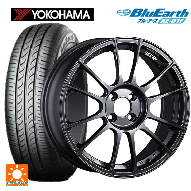 185/55R16 83V ヨコハマ ブルーアース AE01F タナベ SSR GT X04 ダークガンメタ 16-6.5J 国産車用 サマータイヤホイール4本セット