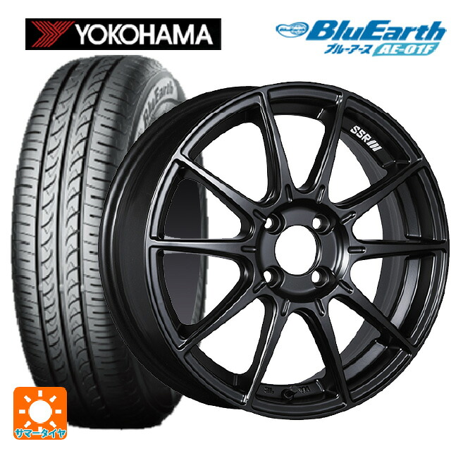 185/55R16 83V ヨコハマ ブルーアース AE01F タナベ SSR GT X01 フラットブラック 16-6.5J 国産車用 サマータイヤホイール4本セット｜タイヤホイール専門店コニシタイヤ