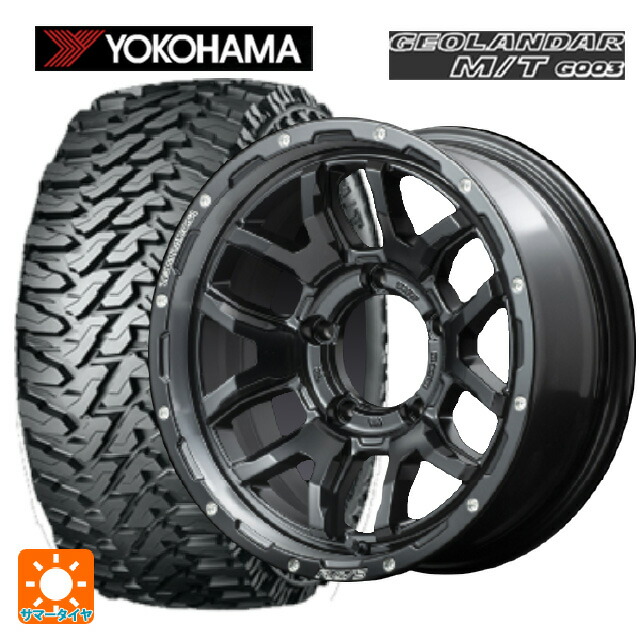 スズキ ジムニーシエラ(74系)用 225/70R16 103S ヨコハマ ジオランダー M/T G003 正規品 レイズ チームデイトナ F6 ブースト N1 新品サマータイヤホイール 5本セット