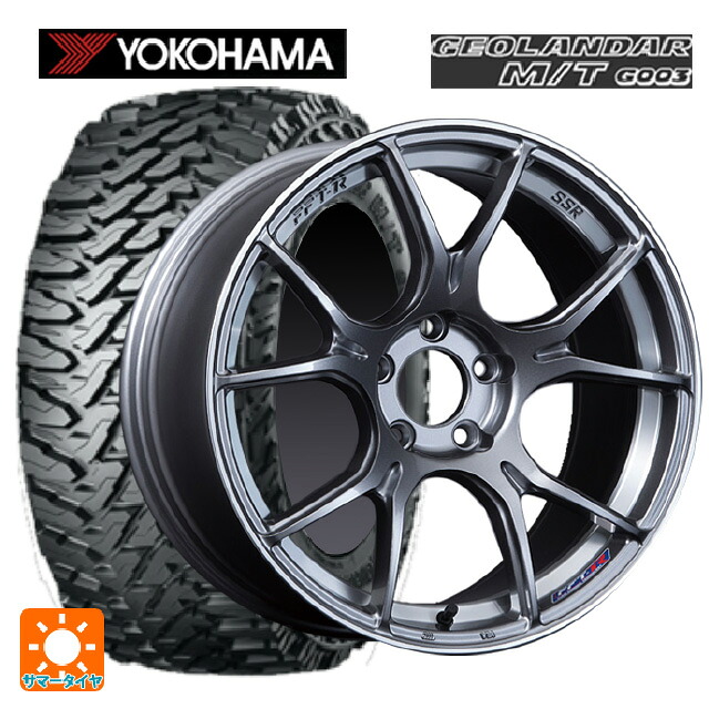 トヨタ ハリアー(80系)用 225/65R17 107/103Q ヨコハマ ジオランダー M/T G003 正規品 タナベ SSR GT X02 ダークシルバー 新品サマータイヤホイール 4本セット|タイヤホイール専門店コニシタイヤ