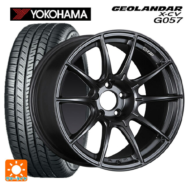 225/45R19 96W XL ヨコハマ ジオランダー X-CV G057 正規品 タナベ SSR GT X01 フラットブラック 19-8.5J 国産車用 サマータイヤホイール4本セット