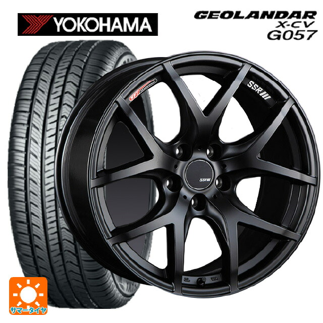 235/55R19 105W XL ヨコハマ ジオランダー X-CV G057 正規品 タナベ SSR GT V03 フラットブラック 19-8.5J 国産車用 サマータイヤホイール4本セット|タイヤホイール専門店コニシタイヤ