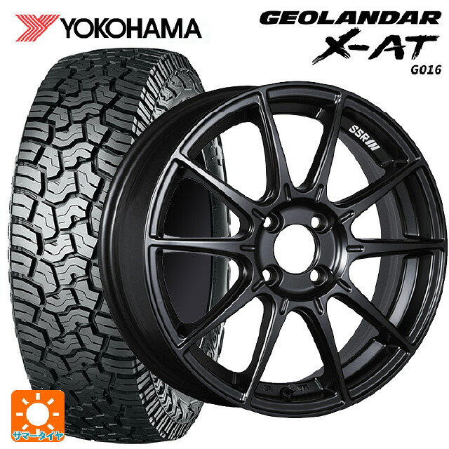 185/60R16 86H ヨコハマ ジオランダー X-AT G016 ブラックレター 正規品 タナベ SSR GT X01 フラットブラック 16-6.5J 国産車用 サマータイヤホイール4本セット 106,629円
