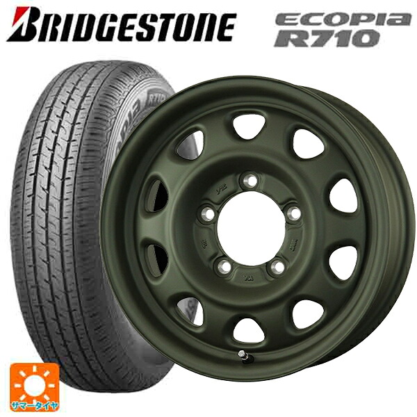 スズキ ジムニーノマド(JC74W)用 195/80R15 103/101N ブリヂストン エコピア R710 正規品 トピー ランドフット SWZ OD 新品サマータイヤホイール 4本セット｜タイヤホイール専門店コニシタイヤ